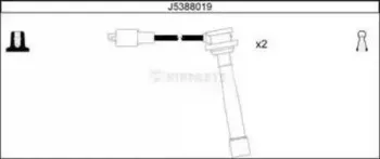 J5388019 NIPPARTS Комплект проводов зажигания J5388019 NIPPARTS Комплект проводов зажигания