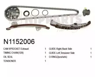 N1152006 NIPPARTS Комплект цели привода распредвала N1152006 NIPPARTS Комплект цели привода распредвала