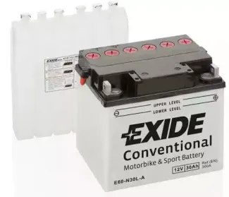 E60-N30L-A EXIDE Стартерная аккумуляторная батарея E60-N30L-A EXIDE Стартерная аккумуляторная батарея