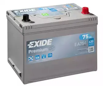 EA754 EXIDE Стартерная аккумуляторная батарея EA754 EXIDE Стартерная аккумуляторная батарея