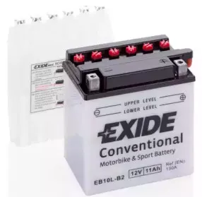EB10L-B2 EXIDE Стартерная аккумуляторная батарея EB10L-B2 EXIDE Стартерная аккумуляторная батарея