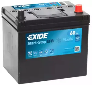 EL604 EXIDE Стартерная аккумуляторная батарея EL604 EXIDE Стартерная аккумуляторная батарея