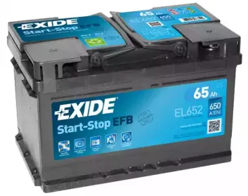 EL652 EXIDE Стартерная аккумуляторная батарея EL652 EXIDE Стартерная аккумуляторная батарея
