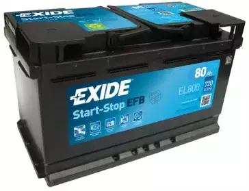 EL800 EXIDE Стартерная аккумуляторная батарея EL800 EXIDE Стартерная аккумуляторная батарея