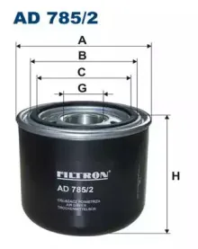 AD7852 FILTRON Осушитель воздуха, пневматическая система AD7852 FILTRON Осушитель воздуха, пневматическая система