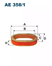 AE3581 FILTRON Воздушный фильтр AE3581 FILTRON Воздушный фильтр