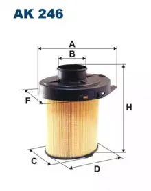 AK246 FILTRON Воздушный фильтр AK246 FILTRON Воздушный фильтр