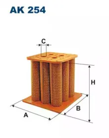 AK254 FILTRON Воздушный фильтр AK254 FILTRON Воздушный фильтр