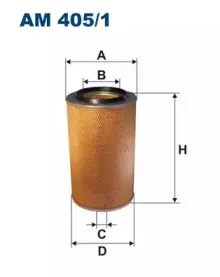 AM4051 FILTRON Воздушный фильтр AM4051 FILTRON Воздушный фильтр