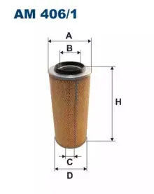 AM4061 FILTRON Воздушный фильтр AM4061 FILTRON Воздушный фильтр