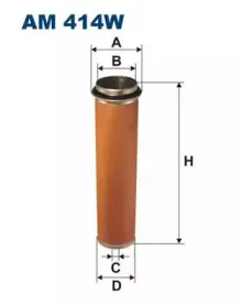 AM414W FILTRON Фильтр добавочного воздуха AM414W FILTRON Фильтр добавочного воздуха
