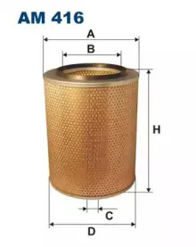 AM416 FILTRON Воздушный фильтр AM416 FILTRON Воздушный фильтр