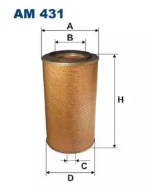 AM431 FILTRON Воздушный фильтр AM431 FILTRON Воздушный фильтр