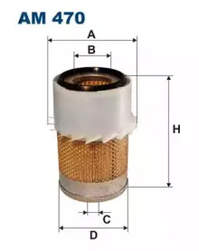 AM470 FILTRON Воздушный фильтр AM470 FILTRON Воздушный фильтр
