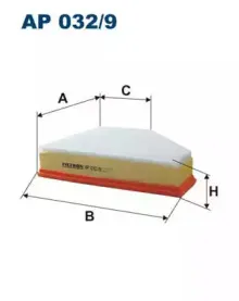 AP0329 FILTRON Воздушный фильтр AP0329 FILTRON Воздушный фильтр