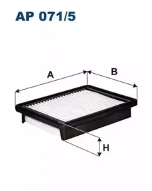 AP0715 FILTRON Воздушный фильтр AP0715 FILTRON Воздушный фильтр