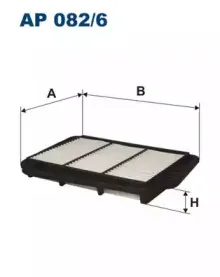 AP0826 FILTRON Воздушный фильтр AP0826 FILTRON Воздушный фильтр