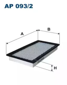AP0932 FILTRON Воздушный фильтр AP0932 FILTRON Воздушный фильтр