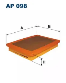AP098 FILTRON Воздушный фильтр AP098 FILTRON Воздушный фильтр