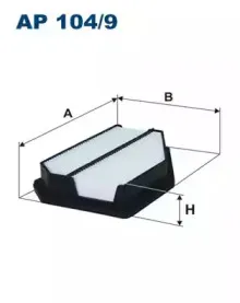 AP1049 FILTRON Воздушный фильтр AP1049 FILTRON Воздушный фильтр