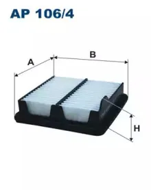 AP1064 FILTRON Воздушный фильтр AP1064 FILTRON Воздушный фильтр
