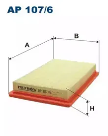 AP1076 FILTRON Воздушный фильтр AP1076 FILTRON Воздушный фильтр