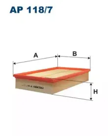 AP1187 FILTRON Воздушный фильтр AP1187 FILTRON Воздушный фильтр
