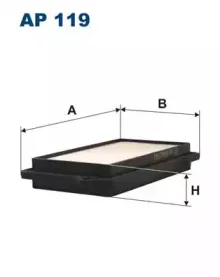 AP119 FILTRON Воздушный фильтр AP119 FILTRON Воздушный фильтр