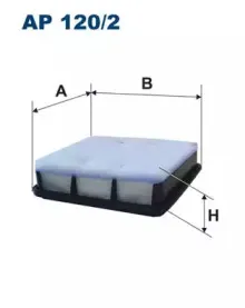 AP1202 FILTRON Воздушный фильтр AP1202 FILTRON Воздушный фильтр