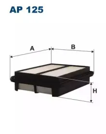 AP125 FILTRON Воздушный фильтр AP125 FILTRON Воздушный фильтр