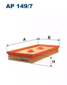 AP1497 FILTRON Воздушный фильтр AP1497 FILTRON Воздушный фильтр