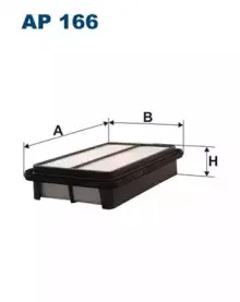 AP166 FILTRON Воздушный фильтр AP166 FILTRON Воздушный фильтр