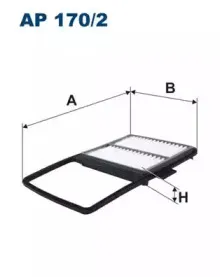 AP1702 FILTRON Воздушный фильтр AP1702 FILTRON Воздушный фильтр