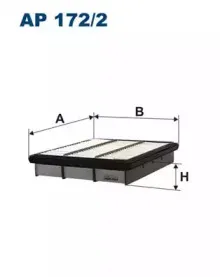 AP1722 FILTRON Воздушный фильтр AP1722 FILTRON Воздушный фильтр