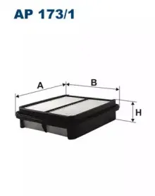 AP1731 FILTRON Воздушный фильтр AP1731 FILTRON Воздушный фильтр