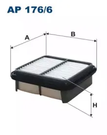 AP1766 FILTRON Воздушный фильтр AP1766 FILTRON Воздушный фильтр