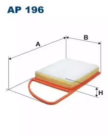 AP196 FILTRON Воздушный фильтр AP196 FILTRON Воздушный фильтр