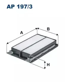 AP1973 FILTRON Воздушный фильтр AP1973 FILTRON Воздушный фильтр