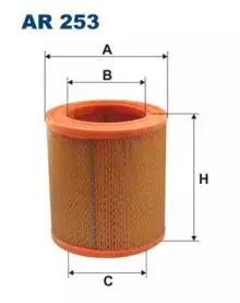 AR253 FILTRON Воздушный фильтр AR253 FILTRON Воздушный фильтр