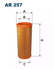 AR257 FILTRON Воздушный фильтр AR257 FILTRON Воздушный фильтр
