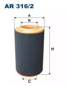 AR3162 FILTRON Воздушный фильтр AR3162 FILTRON Воздушный фильтр