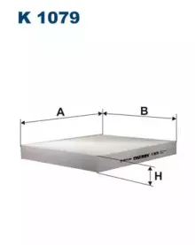 K1079 FILTRON Фильтр, воздух во внутренном пространстве K1079 FILTRON Фильтр, воздух во внутренном пространстве