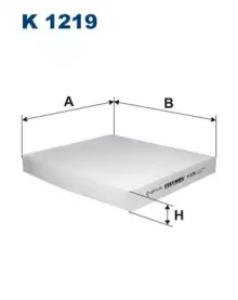 K1219 FILTRON Фильтр, воздух во внутренном пространстве K1219 FILTRON Фильтр, воздух во внутренном пространстве