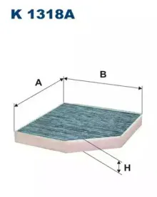 K1318A FILTRON Фильтр, воздух во внутренном пространстве K1318A FILTRON Фильтр, воздух во внутренном пространстве