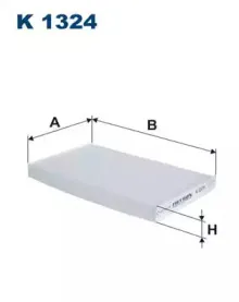 K1324 FILTRON Фильтр, воздух во внутренном пространстве K1324 FILTRON Фильтр, воздух во внутренном пространстве