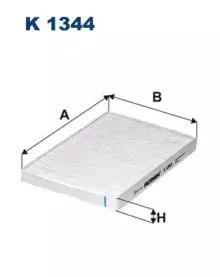 K1344 FILTRON Фильтр, воздух во внутренном пространстве K1344 FILTRON Фильтр, воздух во внутренном пространстве
