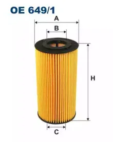 OE6491 FILTRON Масляный фильтр OE6491 FILTRON Масляный фильтр