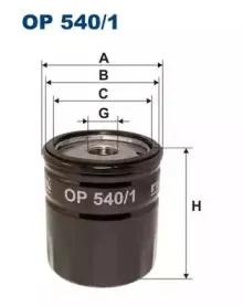 OP5401 FILTRON Масляный фильтр OP5401 FILTRON Масляный фильтр