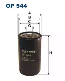 OP544 FILTRON Масляный фильтр OP544 FILTRON Масляный фильтр