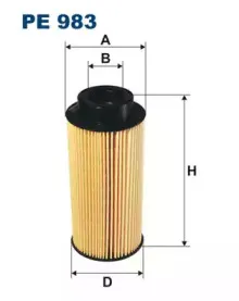 PE983 FILTRON Топливный фильтр PE983 FILTRON Топливный фильтр